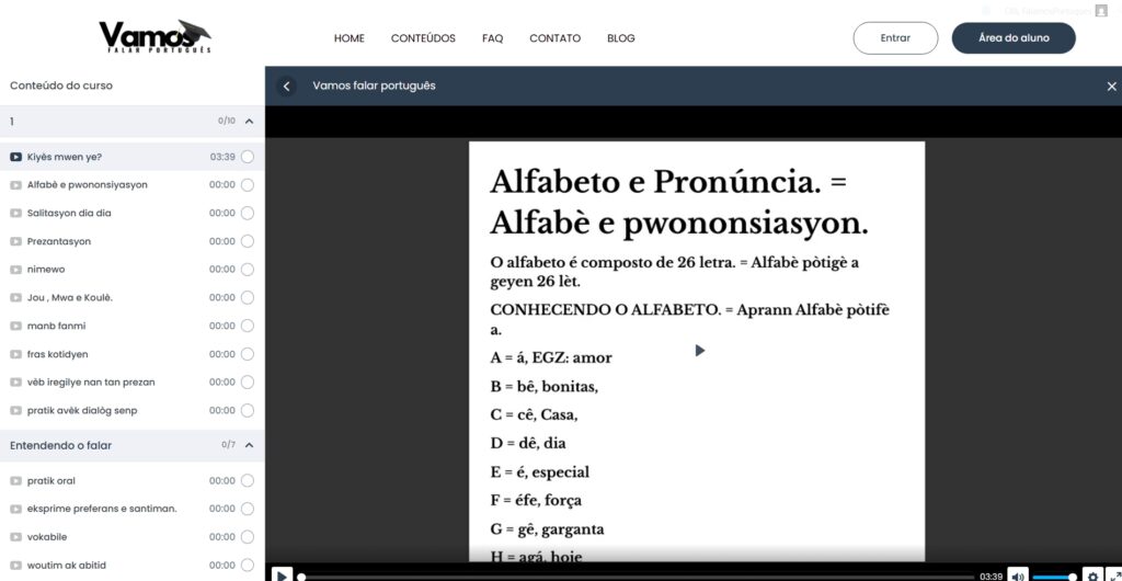 Aprenda no seu ritmo